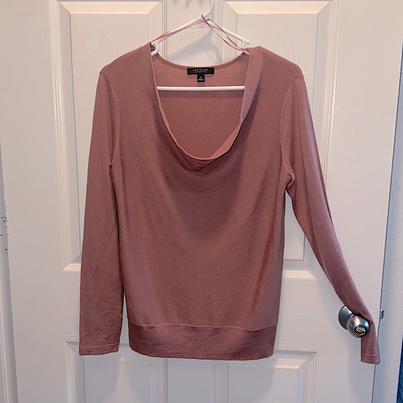 Merino wool pink long sleeve sweater, NWOT - Picture 4 of 5